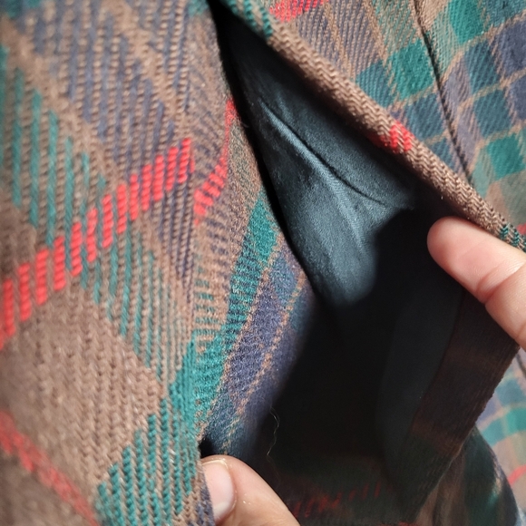 👕🌶 Vintage Pendleton Plaid Heavyweight Long Flannel Jacket - Picture 4 of 9